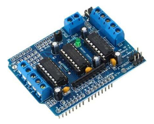 Motor Driver L293d Shield Arduino Controla 4 Motodes Dc