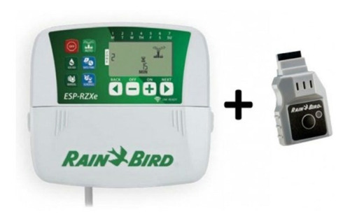 Programador Riego Rain Bird Rzxe Con Modulo Wi Fi 6 Zonas