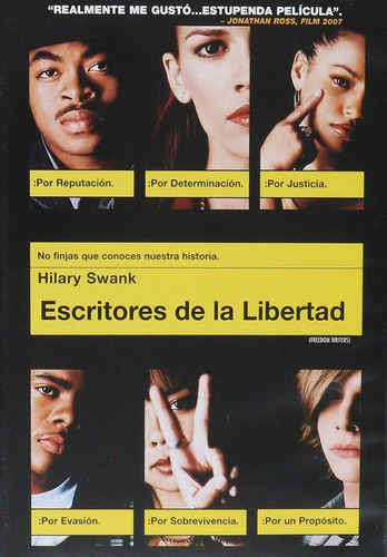 Escritores De La Libertad Freedom Writers Pelicula Dvd