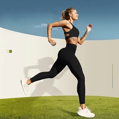 Leggins Mujer Calzas Deportivas Cintura Alta Para Gimnasio