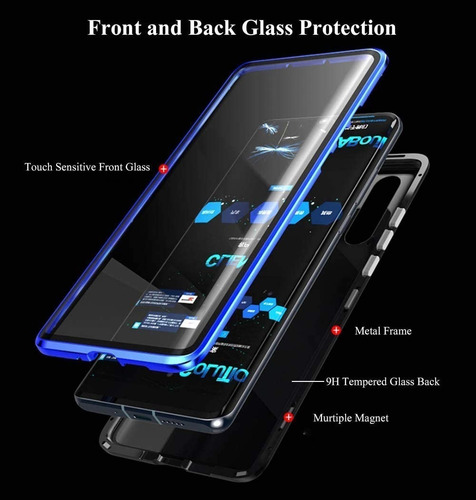 Funda Case Magnética 360 Para Oppo A57 4g / Doble Cristal