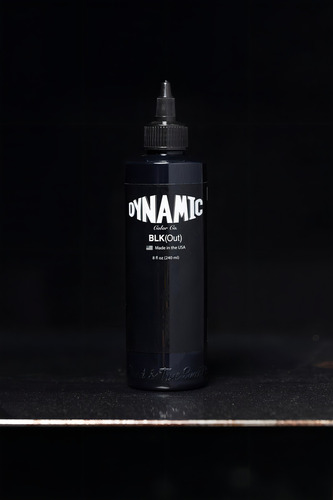 Tattoo Ink Dynamic Color Co Blkout Para Tatuajes Opacos, 240