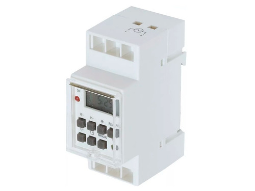 Imagen 2 de 4 de Timer Digital Para Riel Din Reloj Temporizador Programable Zurich Encendido Y Apagado