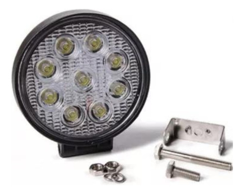 Faro Led Proyector 9 Led 27w Agro 4x4 Cuatri Off Road El Par