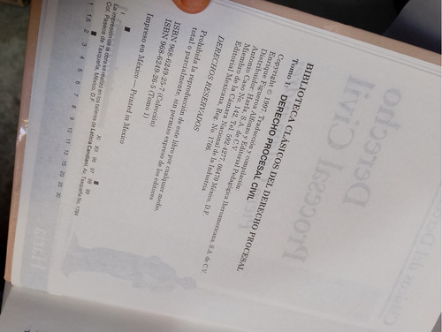 Derecho Procesal Civil Piero Calamandrei 4 Tomos (Usado)