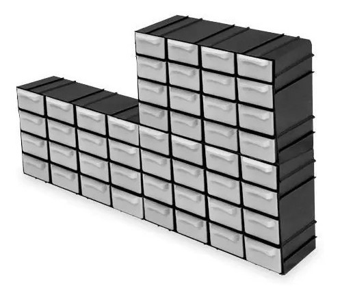 Imagem 4 de 8 de Gaveteiro Organizador Pequeno 16 Gavetas Modular