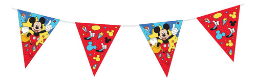 Banderola Metalizada Mickey Paquete X 1