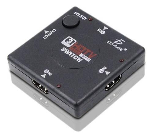 Switch Selector De 3 Puertos Elegate Con.17 Hdtv Hdmi
