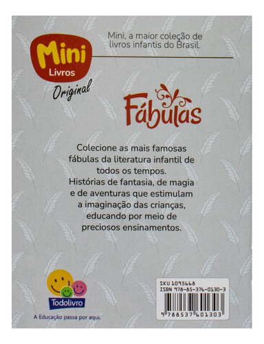 Mini - Fábulas: Cigarra e a Formiga, A, de Belli, Roberto. Editorial Todolivro Distribuidora Ltda. em português, 2016