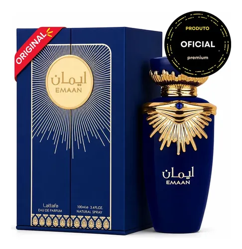 Perfume Lattafa Emaan Feminino Eau De Parfum 100ml Original Com