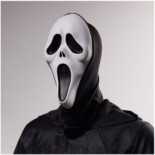 Accesorios De Disfraz De Ghostface, Mxrea-002, 2 Pzas. 30x17 Color Negra Screammask