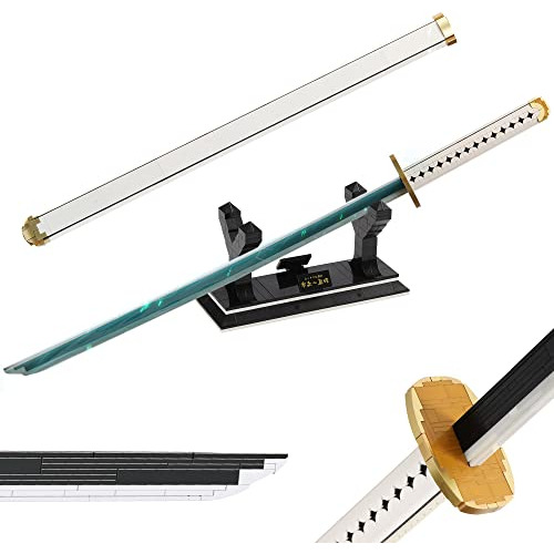 Hi-reeke Cosplay Anime Swords Building Blocks Kit 1 Piece Ro