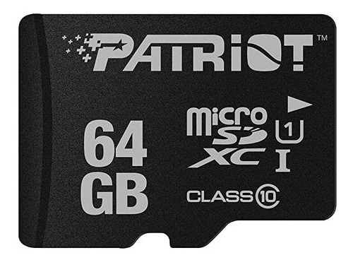 Imagen 2 de 3 de Memoria Micro Sd 64gb Clase 10 Patriot Nueva Celular