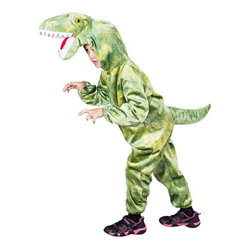 Disfraz De Dinosaurio T-rex Halloween, Niños, Niñas, ...