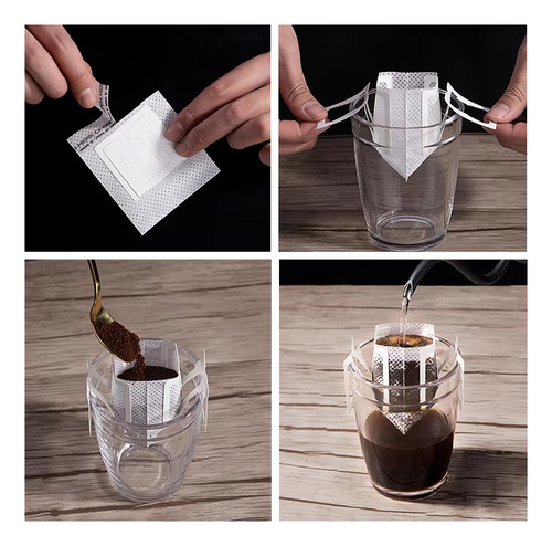 50 Filtro De Café Portátiles Desechables - Bolsas Colgantes