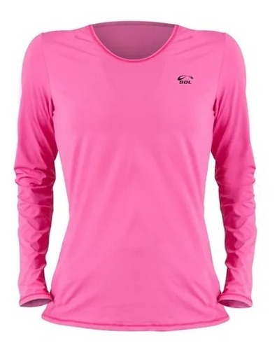 Camiseta Uv Protection Kids Piscina Sol Sports Menina Rosa