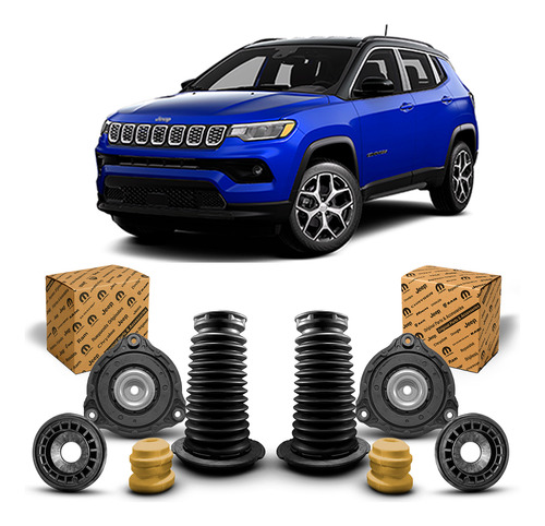 2 Kit Coxim Dianteiro Compass 2017 2018 2019 2020 2021 22 23
