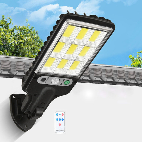 Lámpara De Pared Solar Led Para Patio Al Aire Libre Con 3 Mo