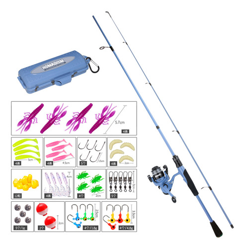 Combinación De Caña De Pescar Recta De Carbono De 1,82 M Y C
