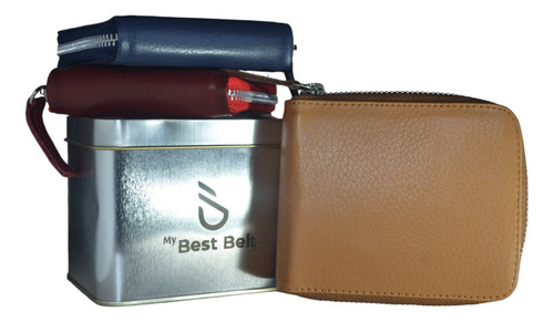 Billeteras Cuero Pocket Unisex Calidad My Best Belt