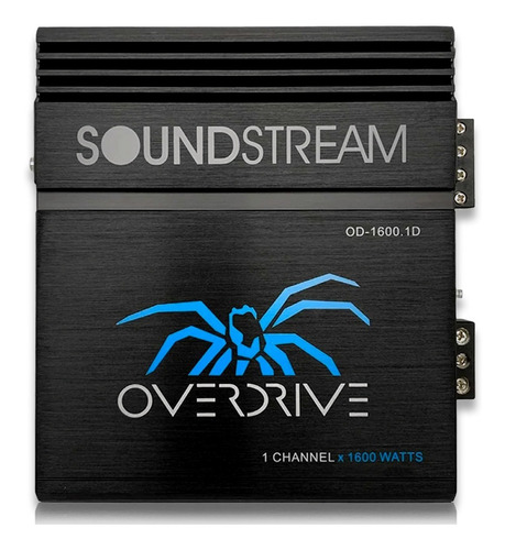 Amplificador Mono Soundstream Od-1600.1d Clase D 1600w 1 Ch
