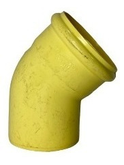 Codo 3´´ X 45º Amarillo Tubeplast Aguas Negras