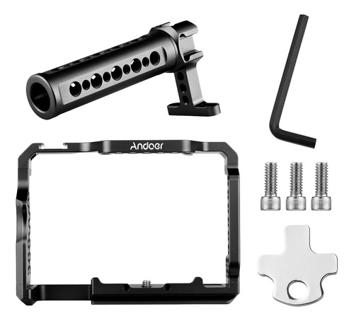 Kit De Gaiola De Câmera Alnum Com Alça Para A7r Iii/a7 Ii/a7