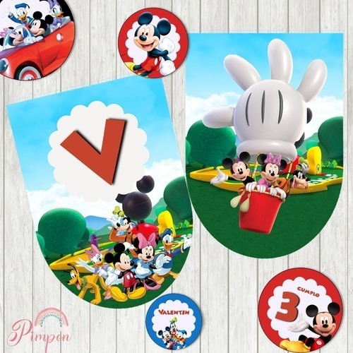 Kit Imprimible La Casa De Mickey Mouse - Personalizado