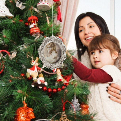 Enfeite Mini Porta Retrato Pendurar Árvore Natal Decorativo | Parcelamento  sem juros