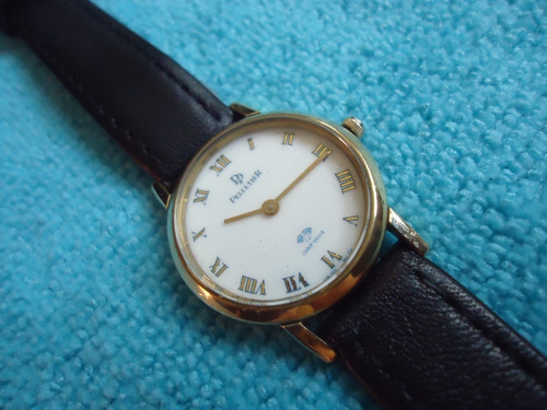 Pelletier Paris Mini Reloj Suizo Vintage Retro Para Mujer