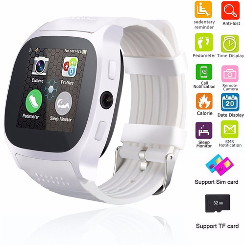 Reloj Smart Watch M26 Android iPhone Bluetooth Color Blanco