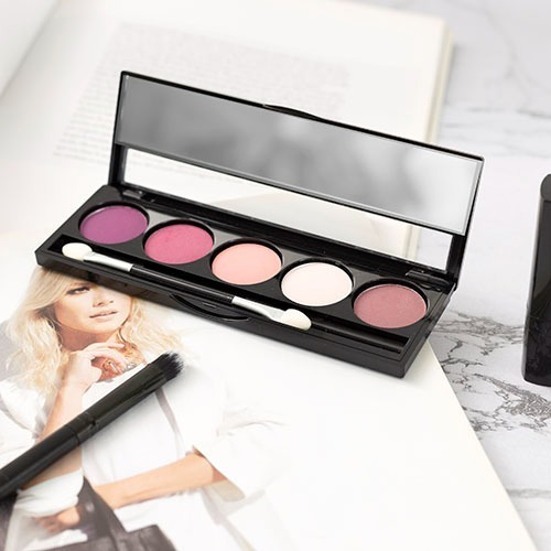 Imagen 2 de 5 de Paleta De Sombras X 5 Colores Xúlu Con Espejo Z455