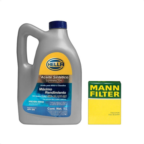 Kit Garrafa Y Filtro Aceite Seat Altea 2010 - 2012 1.4 5w40