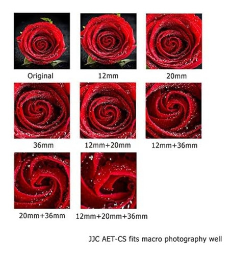 Jjc Ef Y Ef-s Mount Auto Focus Extension Tube Set Para Canon