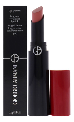 Lápiz Labial Giorgio Armani Lip Power Longwear 103 Pinky Pea