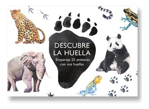 Descubre La Huella. Empareja 25 Animales Con Sus Huellas