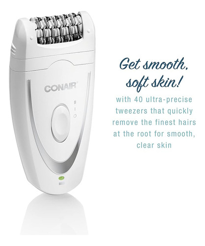 Depiladora De Vello Inalámbrica Recargable Conair Blanco
