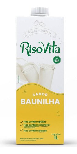 RisoVita bebida à base de arroz baunilha caixa 1l