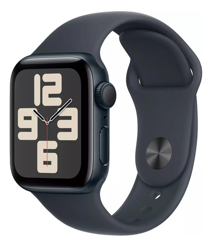 Apple Watch Se 40mm 2da Generacion` +gps A2722 Blanco Negro Negro (Reacondicionado)