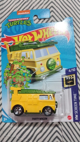 Party Wagon Tortugas Ninja - Hot Wheels 2021