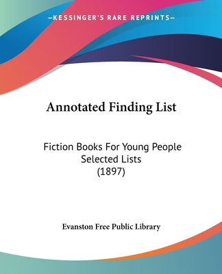 Libro Annotated Finding List: Fiction Books For Young Peo...