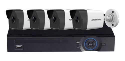 Imagen 1 de 7 de Kit Seguridad Nvr 32 Ch Full Hd + 4 Cámaras Ip 1080p 2mp