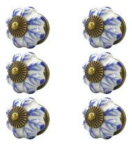 Comprar Juego X12 Tiradores Ceramica Puertas Mueble Cajones Diseño