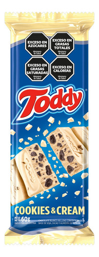 Toddy Chocolate Relleno Cookies 60gr Pack X 10un
