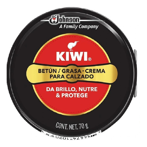 Grasa Y Crema Negra Profesional Para Calzado Kiwi