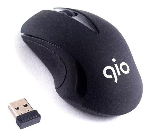 Mouse Inalámbrico Usb Gio W120 Pc | Laptop Negro