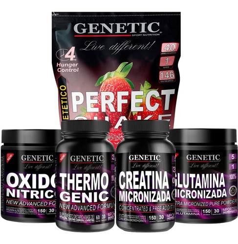 Anabol 5 Creatina Glutamina Oxido Nítrico Thermogenic Perfec