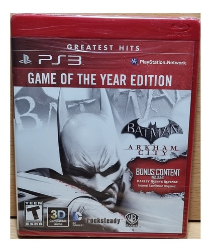 Batman Arkham City Ps3 Goty Dr Games (Usado)