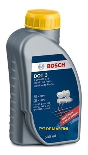 Líquido De Freno Bosch Dot 3 500ml - Tyt