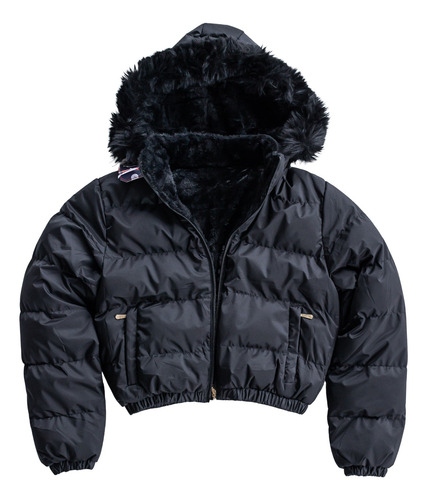 Campera Puffer Reversible Importada Abrigo De Invierno